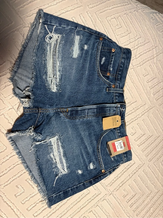 Levi's Pants - Levi's Distressed Blue Denim Jean Shorts
